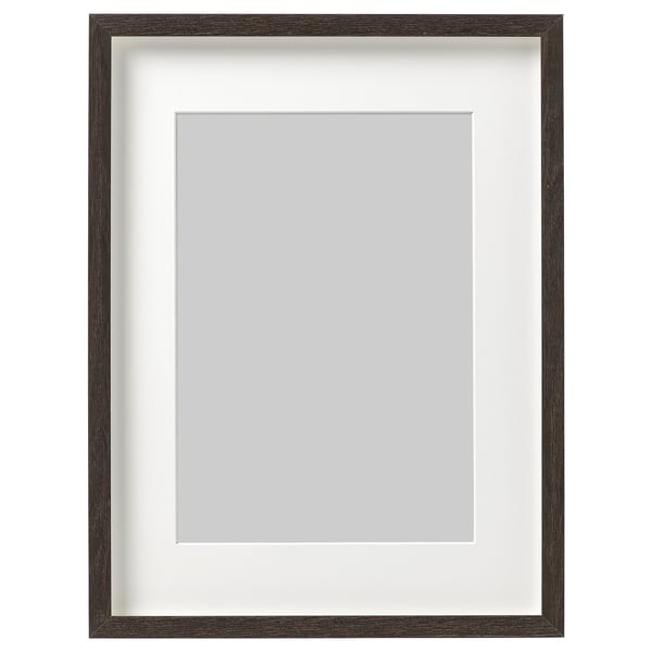 HOVSTA Bingkai, coklat gelap, 30x40 cm