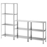 HYLLIS Unit para-para dalam/luar, 180x27x74-140 cm