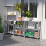 HYLLIS Unit para-para dalam/luar, 180x27x74-140 cm