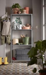 HYLLIS Unit rak, dalam/luar, 60x27x140 cm