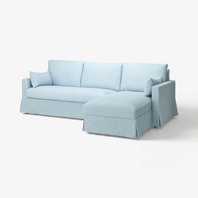 HYLTARP Sofa 3 tempat duduk + chaise longue