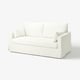 HYLTARP Sofa katil dua tempat duduk, Hallarp putih