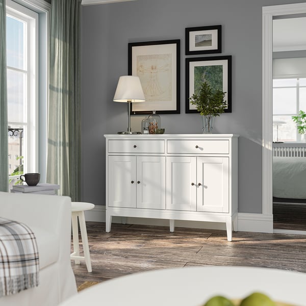 IDANÄS Kabinet sisi, putih, 124x50x95 cm