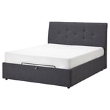 IDANÄS Katil otoman upholsteri, Gunnared kelabu gelap, 150x200 cm