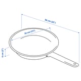 IKEA 365+ Kuali utk menggoreng, keluli tahan karat/salutan tidak melekat, 32 cm