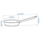 IKEA 365+ Kuali utk menggoreng, keluli tahan karat/salutan tidak melekat, 13 cm