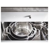 IKEA 365+ Set 6 unit peralatan memasak, keluli tahan karat