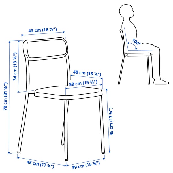 IKEA PS 2026 / VIHALS Meja dan 4 kerusi, hijau/putih, 96 cm