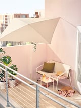 INGMARSÖ Sofa 2 tempat duduk, dalam/luar, putih hijau/kuning air, 118x69x69 cm