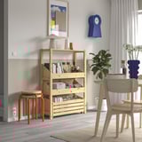 IVAR Unit para-para, dengan 2 para-para kotak/kayu pain, 89x30x124 cm