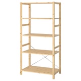 IVAR Unit para-para, kayu pain, 89x50x179 cm