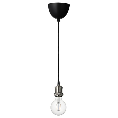 JÄLLBY / LUNNOM Lampu pendan bermentol lampu