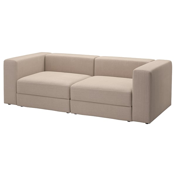 JÄTTEBO Sofa 3 tempat duduk bermodular, Samsala kelabu kuning air