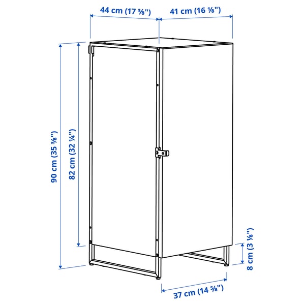 JOSTEIN Unit para-para dengan pintu