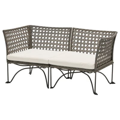 JUTHOLMEN Sofa modular 2 tempat duduk, luar