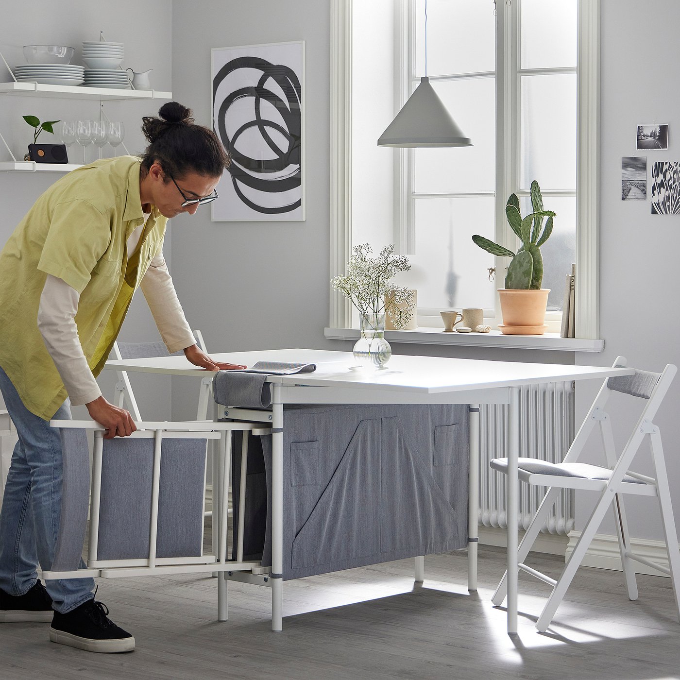 Applaro Meja Kaki Lipat Luar Ikea