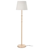 KINNAHULT Lampu lantai, ash/putih, 150 cm