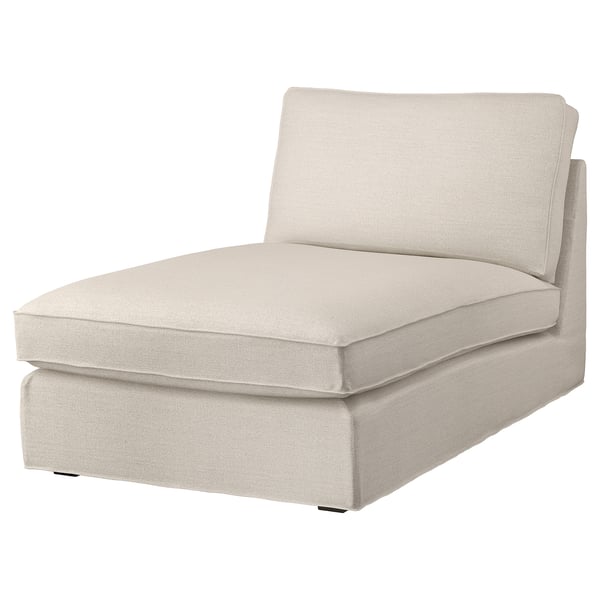 KIVIK Sarung untuk chaise longue, Gunnared kuning air