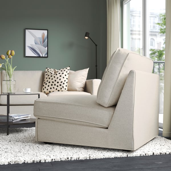 KIVIK Sofa katil 1 tempat duduk, Gunnared kuning air
