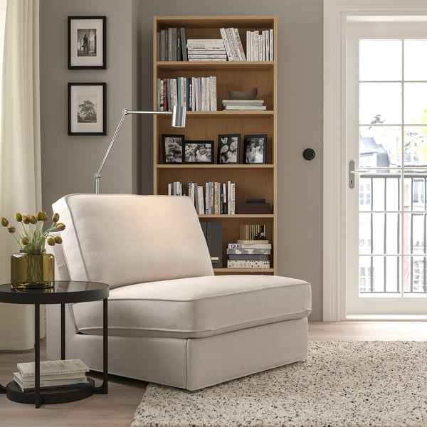 KIVIK Sofa katil 1 tempat duduk, Tresund kuning air muda