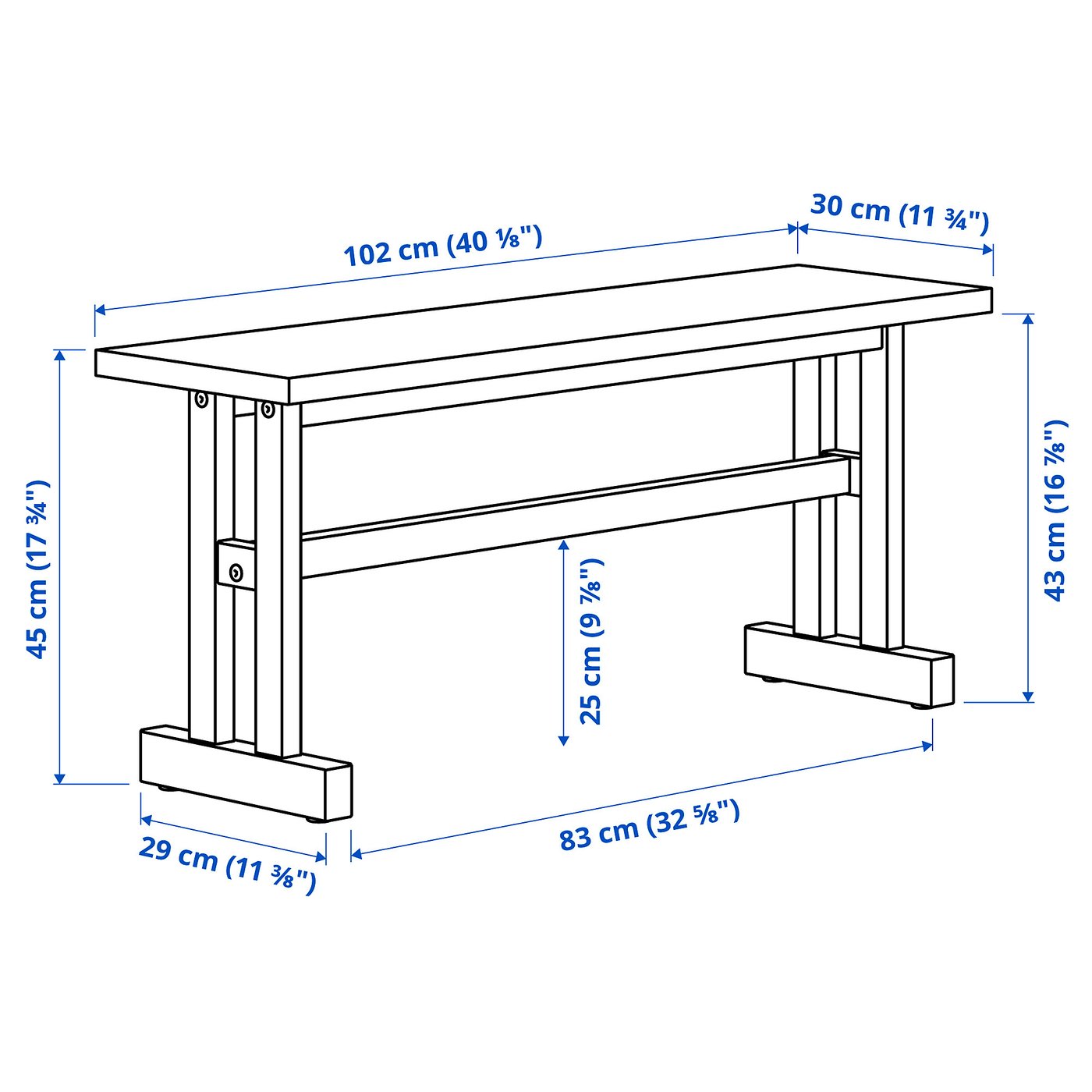 Klimpfjall Bench Chair Ikea Malaysia KLIMPFJÄLL Bangku, Kelabu