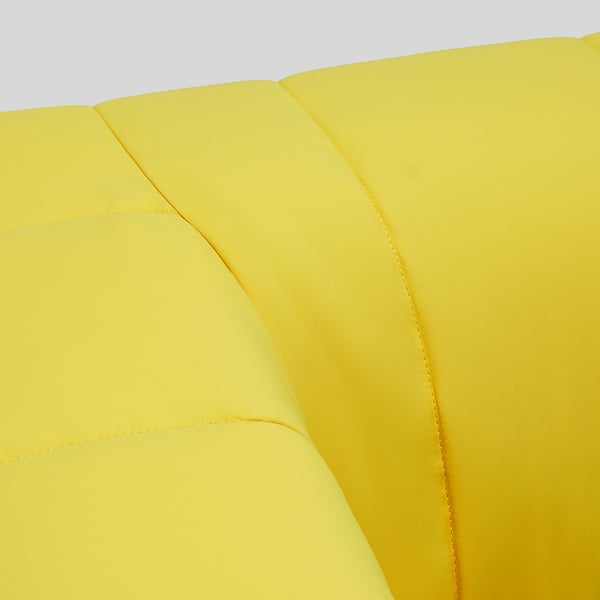 KLIPPAN Sarung sofa 2 tempat duduk, Långban kuning terang