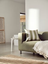 KLIPPAN Sofa 2 tempat duduk, Vissle kuning-hijau
