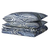 KLIPPNEJLIKA Sarung duvet dan 2 sarung bantal