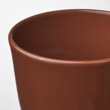 KLOTLÖNN Pasu tanaman beralas, dalam/luar/merah/coklat kuning air muda, 12 cm