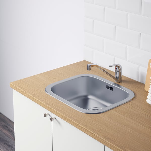 KNOXHULT Kabinet dasar berpintu dan laci, putih, 120 cm