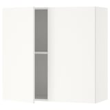 KNOXHULT Kabinet dinding berpintu, putih, 80x75 cm
