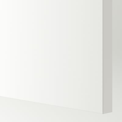 KNOXHULT Kabinet dinding berpintu, putih, 120x75 cm