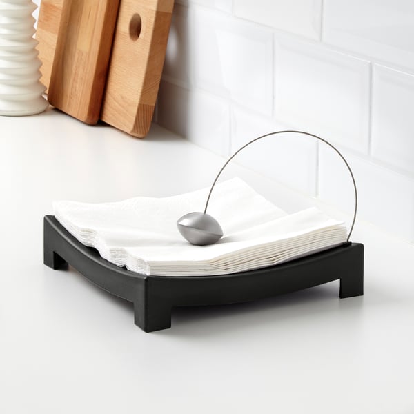 KNYCK Pemegang napkin, hitam