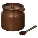 KÖSSEBÄR Balang dengan sudu, coklat, 0.3 l