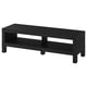 LACK Kabinet TV, hitam coklat, 120x35x36 cm