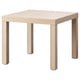 Pilihan: LACK Meja sisi, kesan kayu oak berwarna putih, 55x55 cm