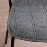 LÄKTARE Kerusi persidangan, kelabu sederhana/hitam