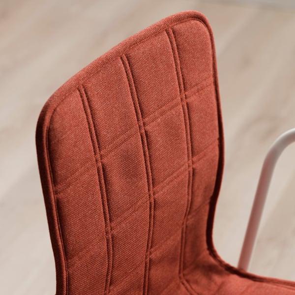 LÄKTARE Sarung kerusi, Gunnared merah