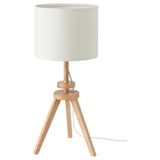 LAUTERS Lampu meja, ash/putih