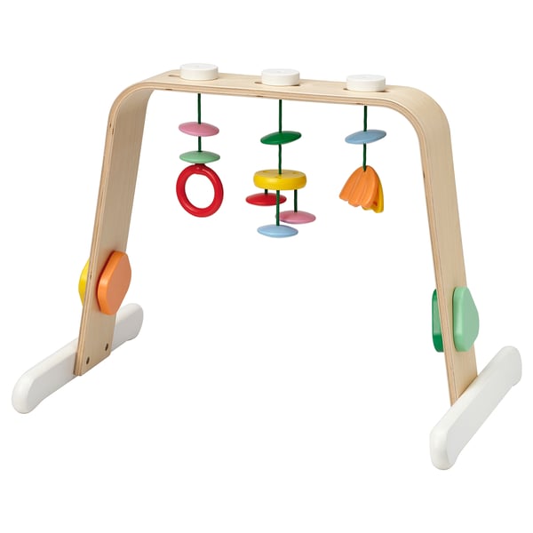 LEKA Gim bayi, papan lapis kayu birch/pelbagai warna