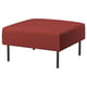 LILLEHEM Modul 1 tempat duduk, Gunnared coklat merah/logam