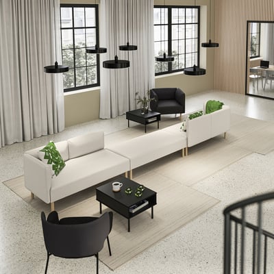 LILLEHEM Sofa bermodul 6 tempat duduk