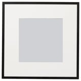 LOMVIKEN Bingkai, hitam, 32x32 cm