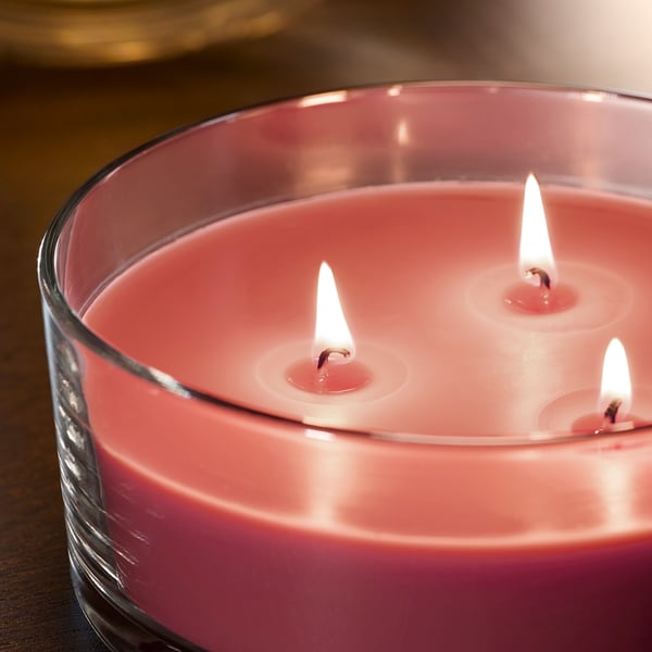 LOTSFÅGEL Lilin dgn haruman dlm kaca, 3 sumbu