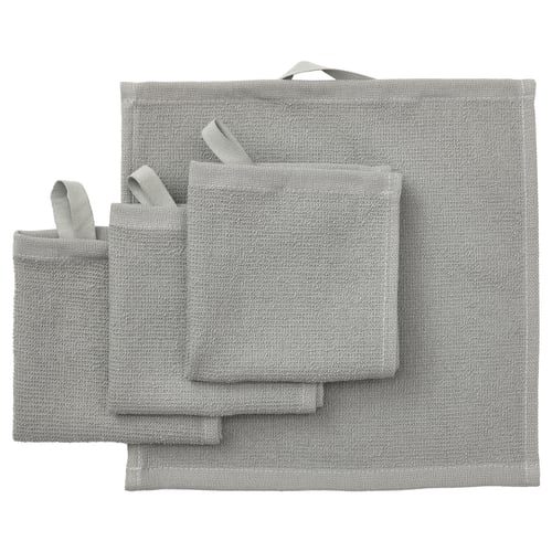 LUDDVIAL Tuala muka, kelabu, 25x25 cm