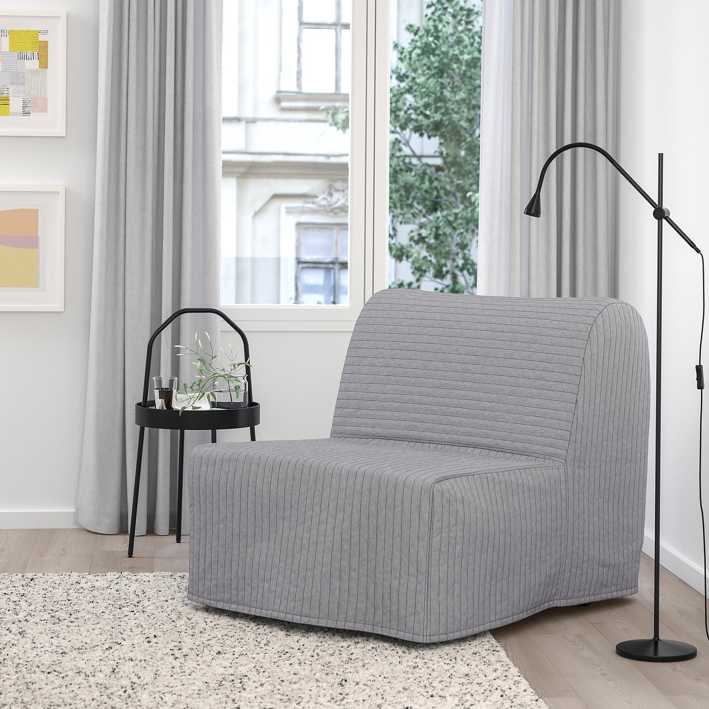 LYCKSELE MURBO Kerusikatil Knisa kelabu muda IKEA