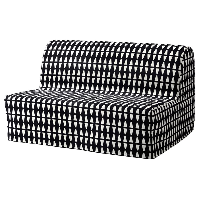 LYCKSELE Sarung katil sofa dua tpt duduk Ebbarp hitam LYCKSELE Sarung katil sofa dua tpt duduk Ebbarp hitam