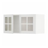 METOD Kabinet dinding + 2 pintu kaca