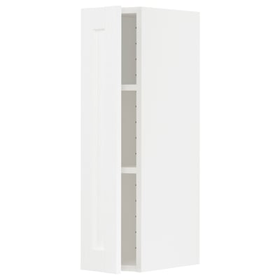 METOD Kabinet dinding + para-para, putih Enköping/putih kesan kayu, 20x37x80 cm