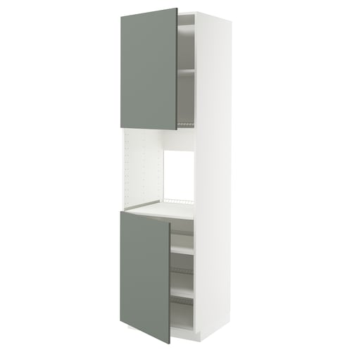 METOD Kabinet tinggi ketuhar + 2 pintu